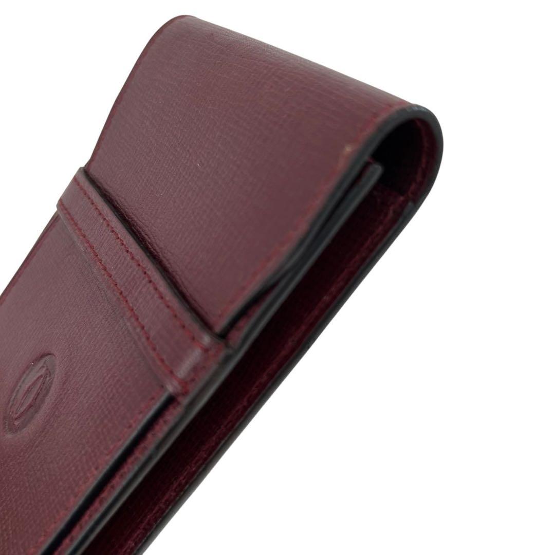 美品 Cartier カルティエ 眼鏡ケース ペンケース