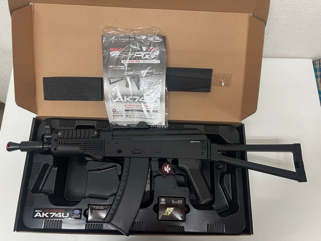 東京マルイ AK74U エアガン 電動ガン ライトプロ ブラック　美品