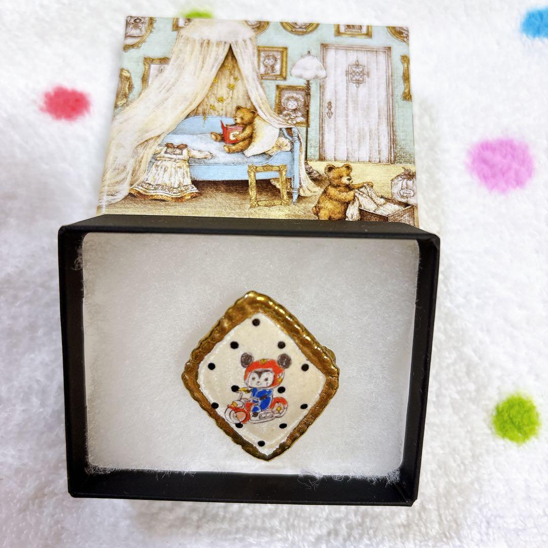 未使用＊フランシュリッペ＊イベント限定ブローチ＊リッペマンション＊ネズミ＊バイク