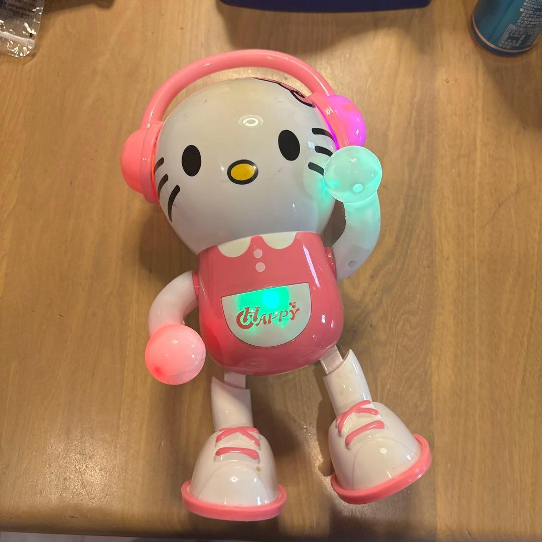 ハローキティーロボット 光る、動く手足、音楽再生