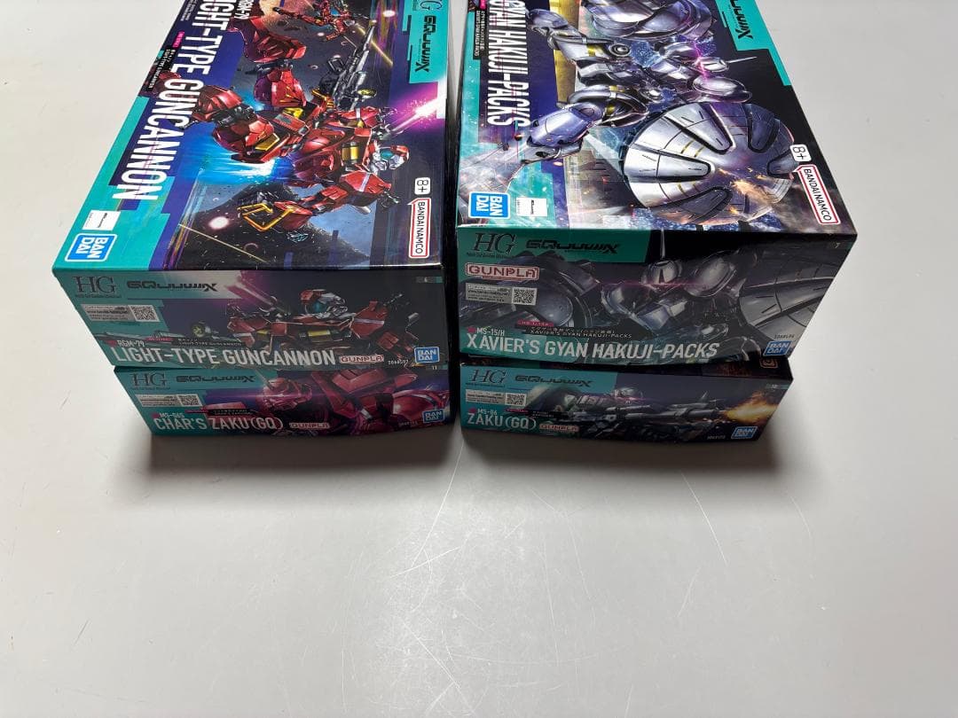 【ジークアクス9点】ザク ドム 軽キャノン ガンダム ギャン 軍警 ゲルググ