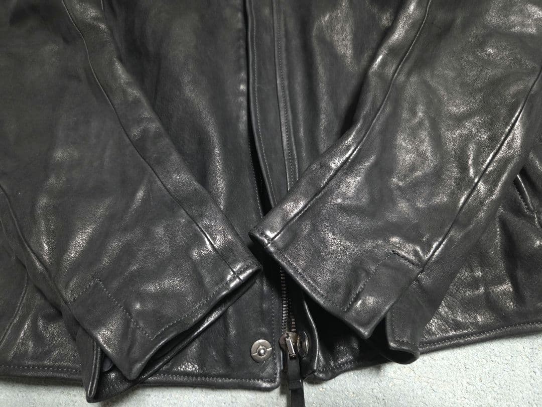 incarnation ホースレザーシャツカラーブルゾン