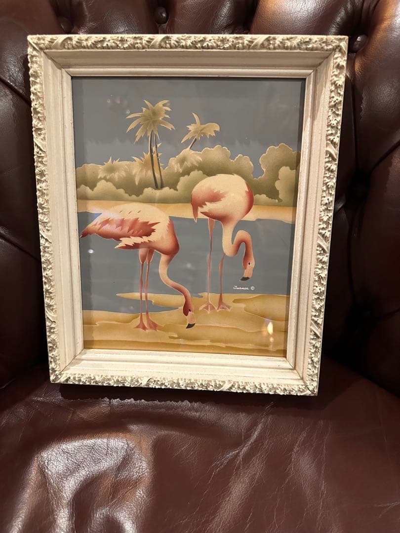 50s ターナー　フラミンゴ　ミッドセンチュリー　ヴィンテージ　ウォールデコ