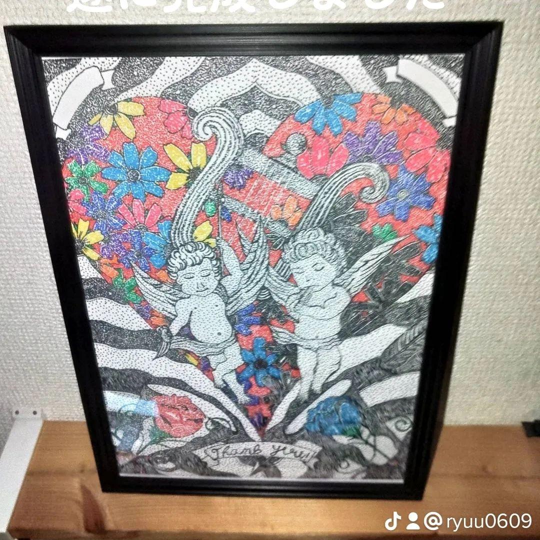 絵描き屋りゅうの点描画