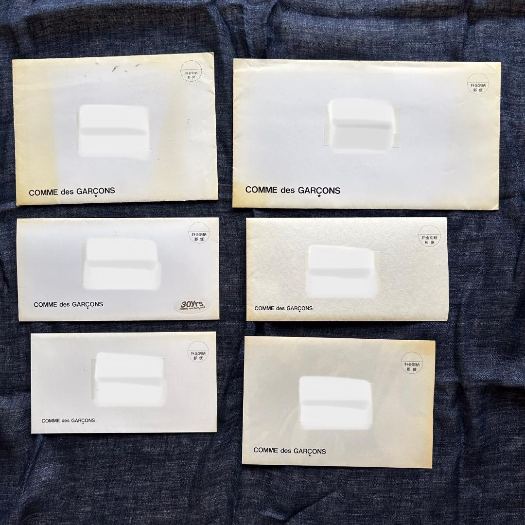 2001~2006 COMME des GARCONS　SS DM 6セット