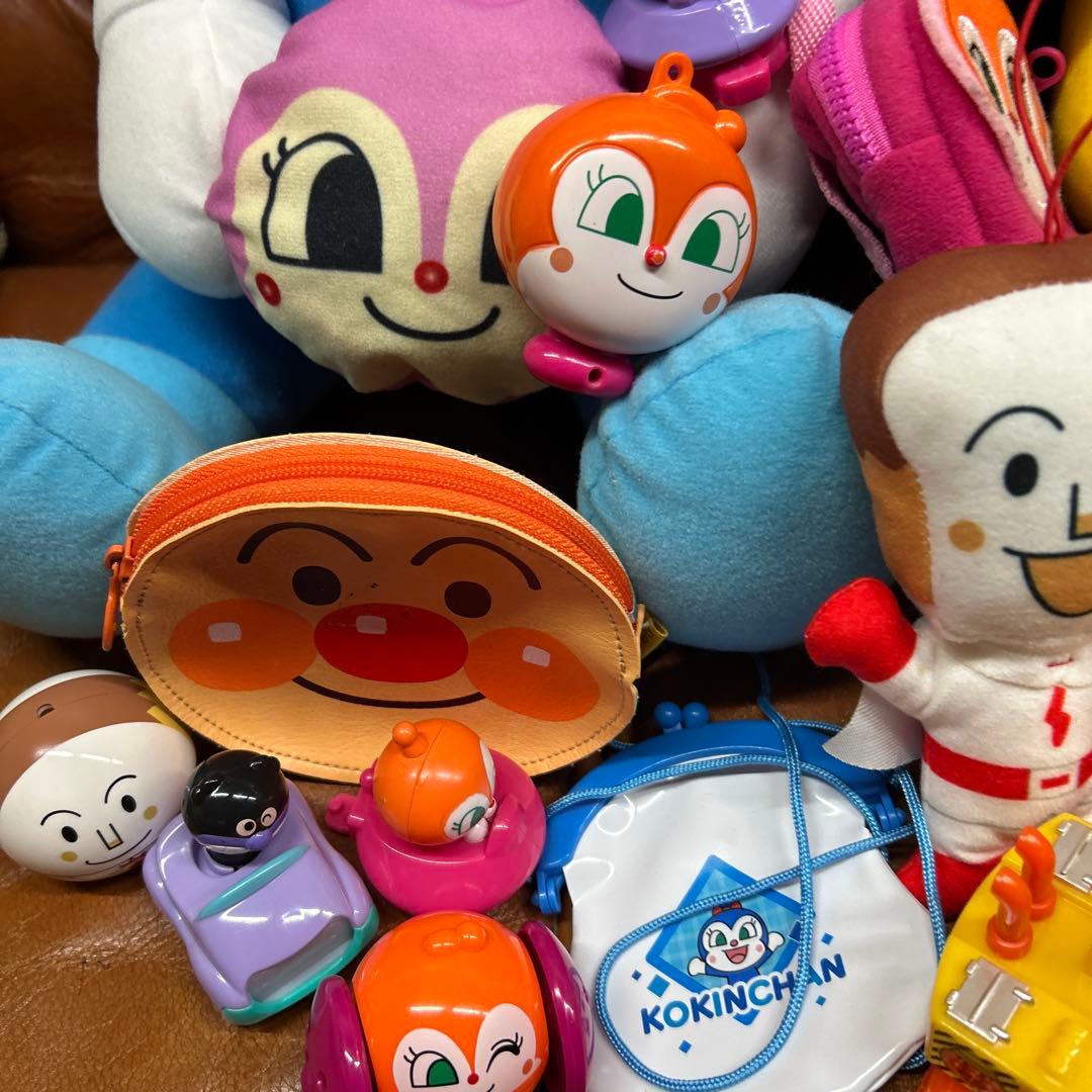アンパンマン こきんちやん　どきんちゃん　ぬいぐるみ　とマスコットセットT⑤AN