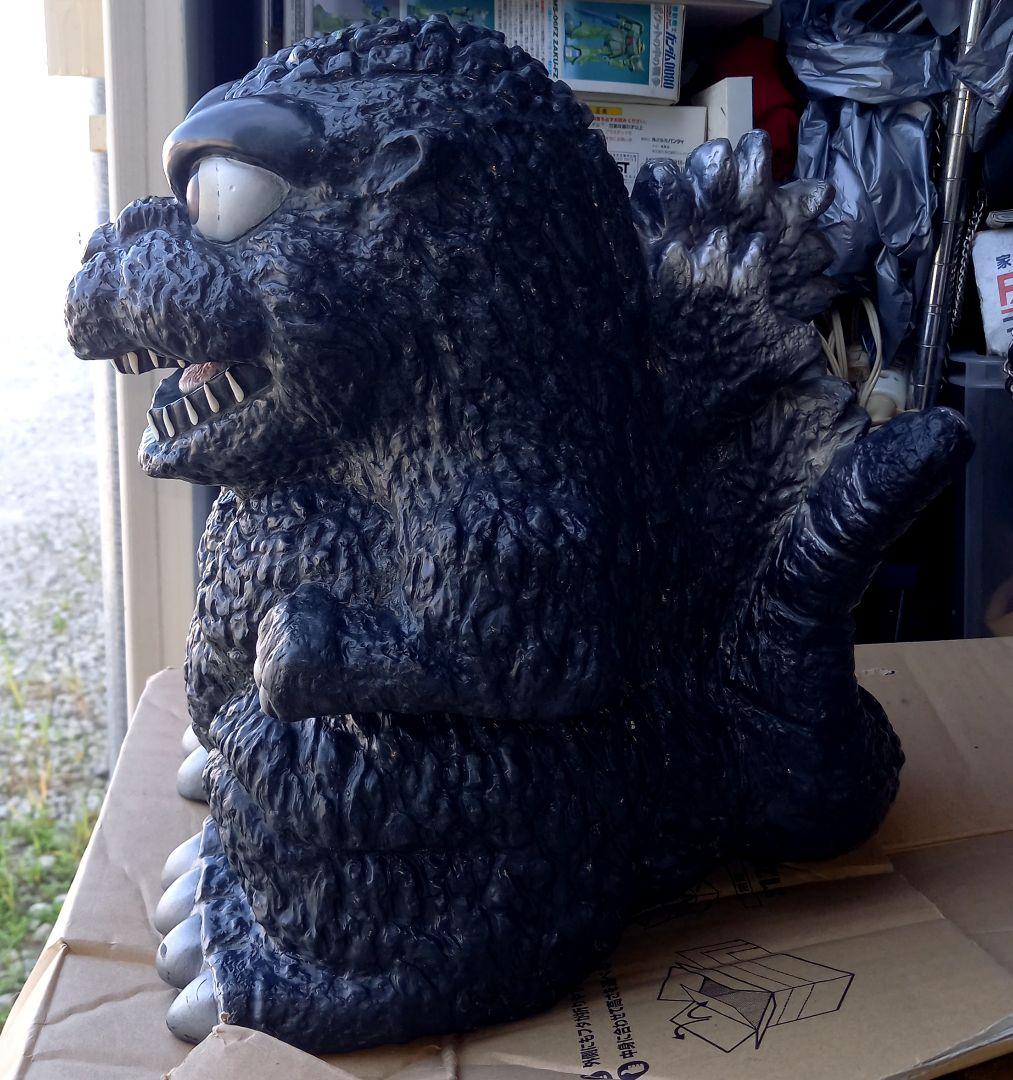 ゴジラ　でっかい　貯金箱　ソフビ　yutaka　1994　底蓋なし