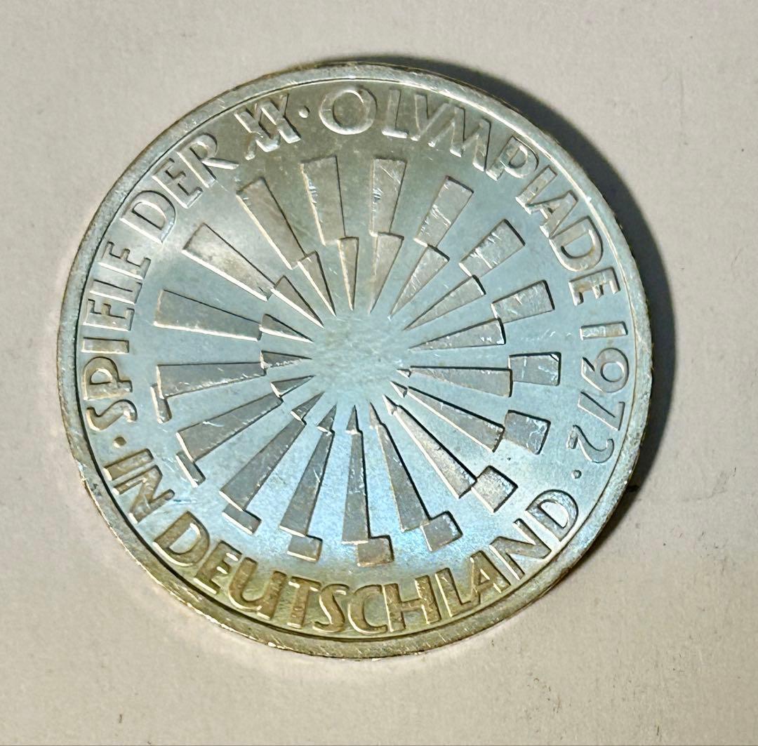 ドイツ10マルク銀貨　5種5枚セット　1972 年ミュンヘンオリンピック