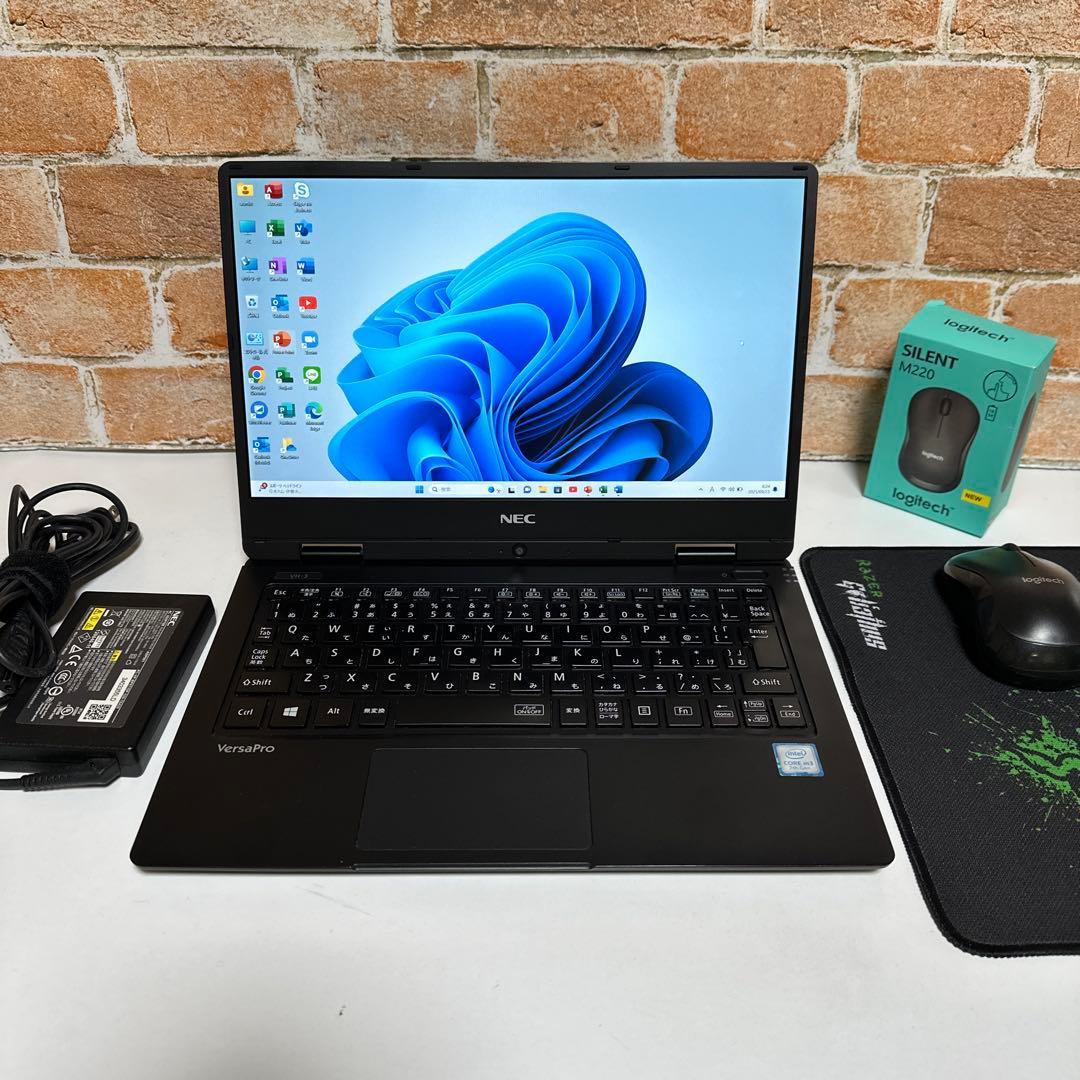 美品　NEC VersaPro ノートPC Core m3 SSD オフィス入り