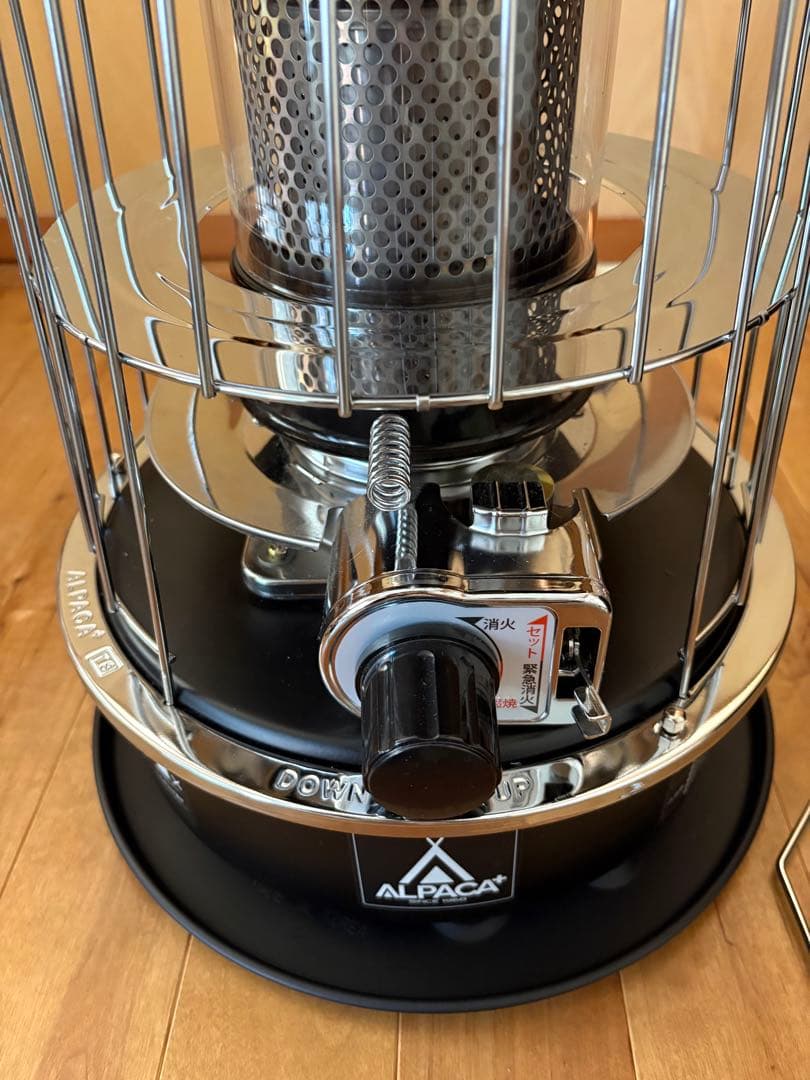 アルパカプラス　石油ストーブ TS-77NC black専用バッグ付き