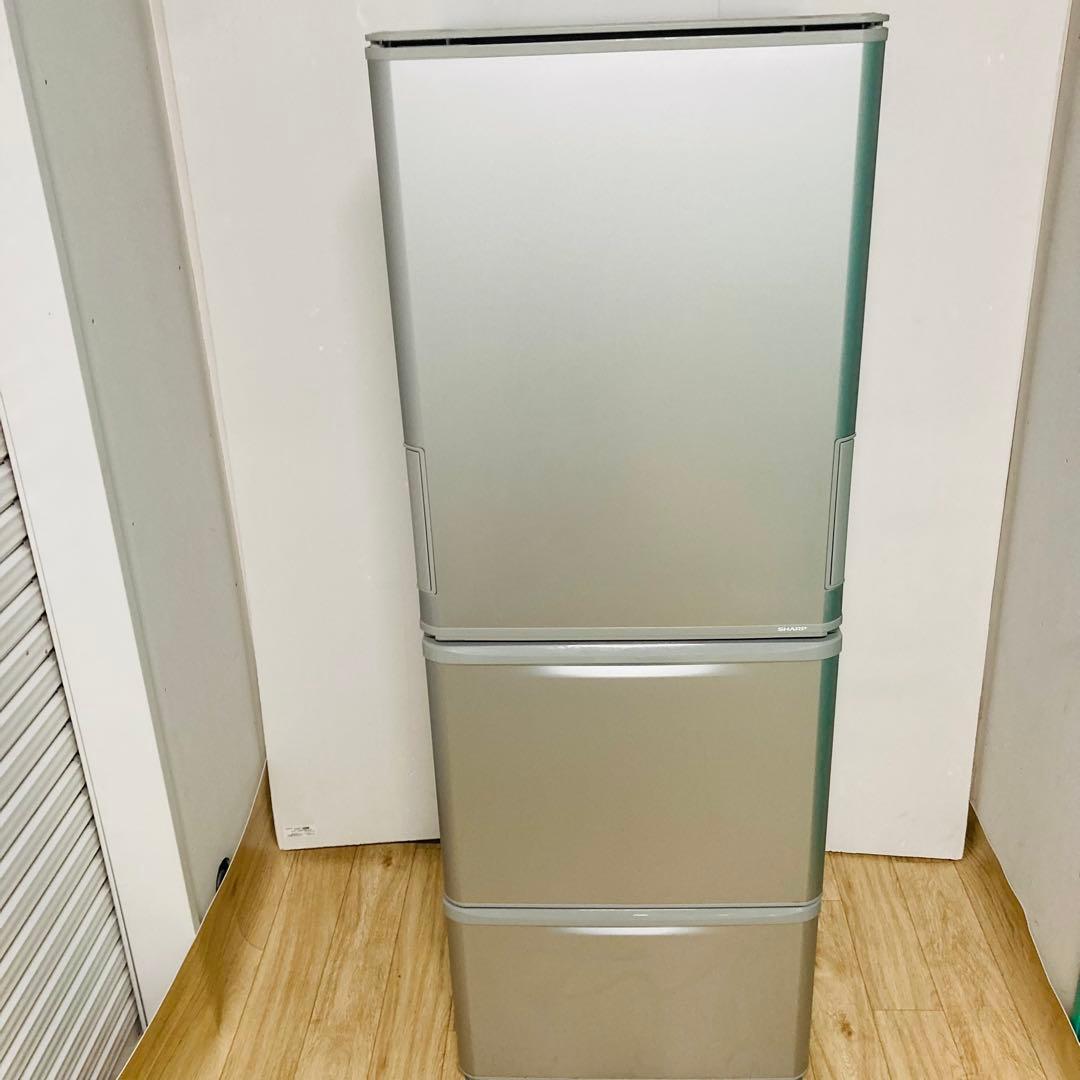 美品高品質どっちもドア搭載シャープファミリー向け３ドア冷蔵庫　2020年製
