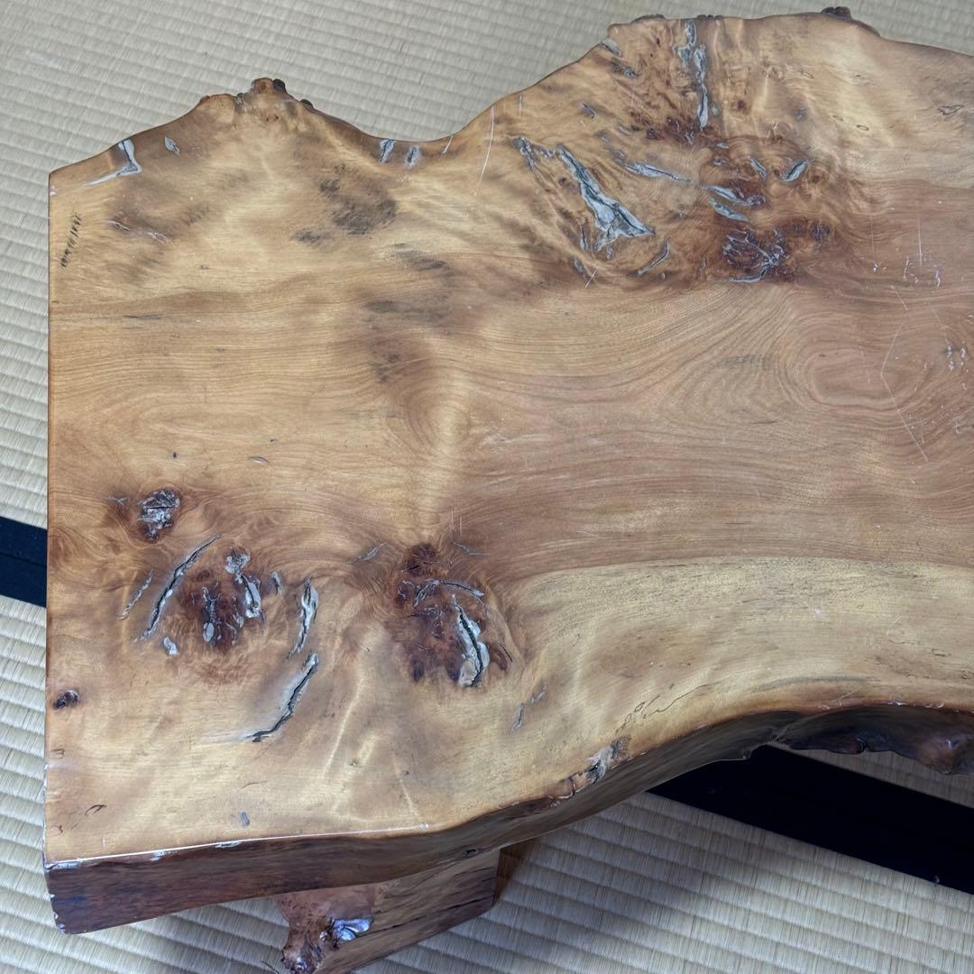 定価56万　極上★天然木　無垢　リビング　ロー　テーブル　　良質木目