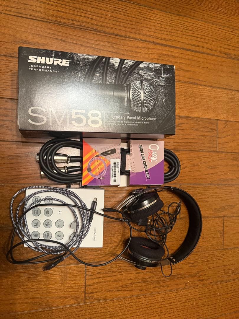 即日配信セット！SHURE SM58+GO:LIVECAST