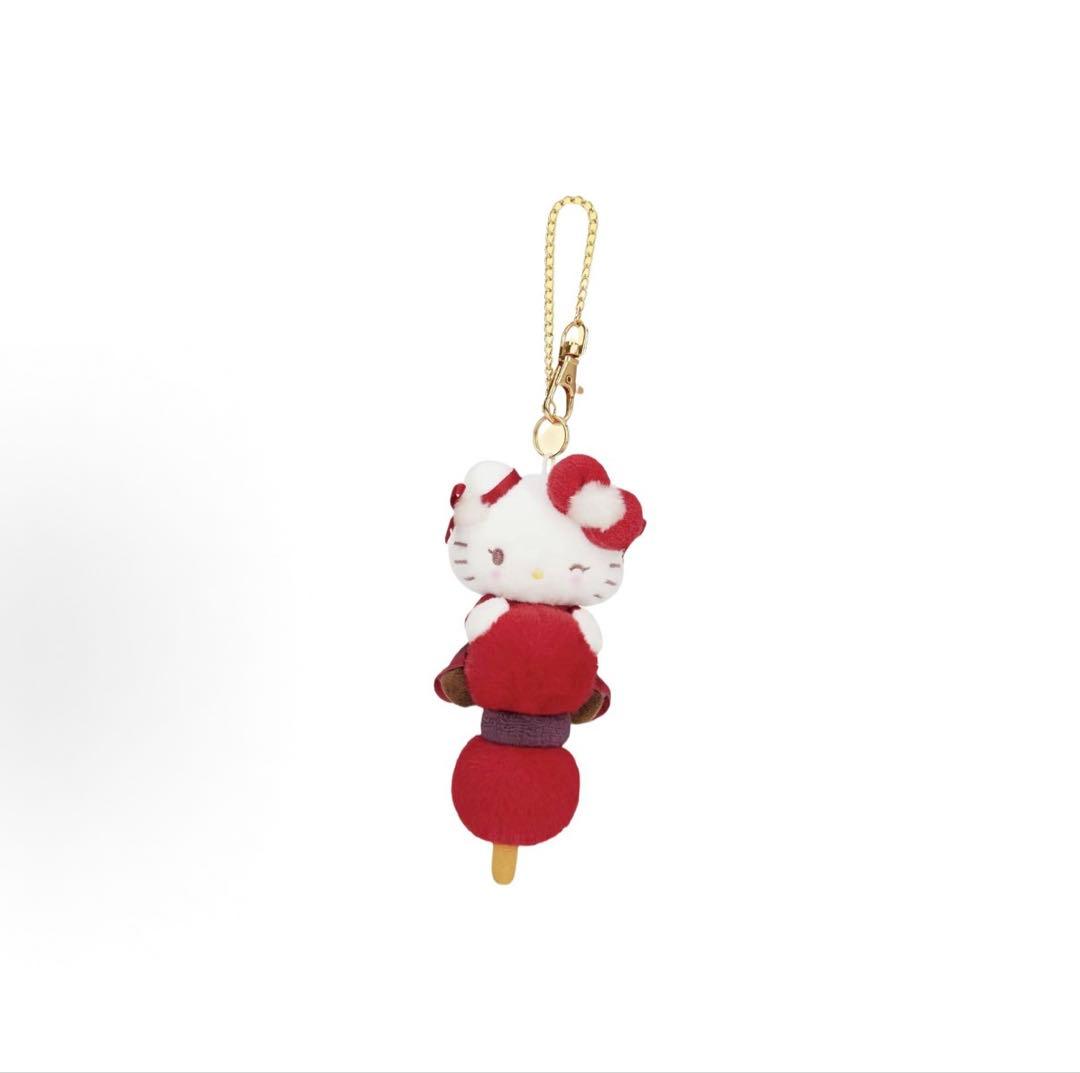 北京限定サンリオ Hello Kitty 糖葫芦 ぬいぐるみ キーホルダー①