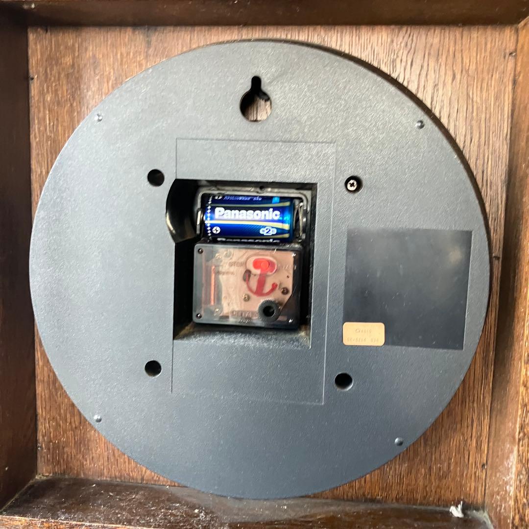 昭和レトロ シチズン クリストロン ホールクロック 柱時計 飾り棚ショーケース