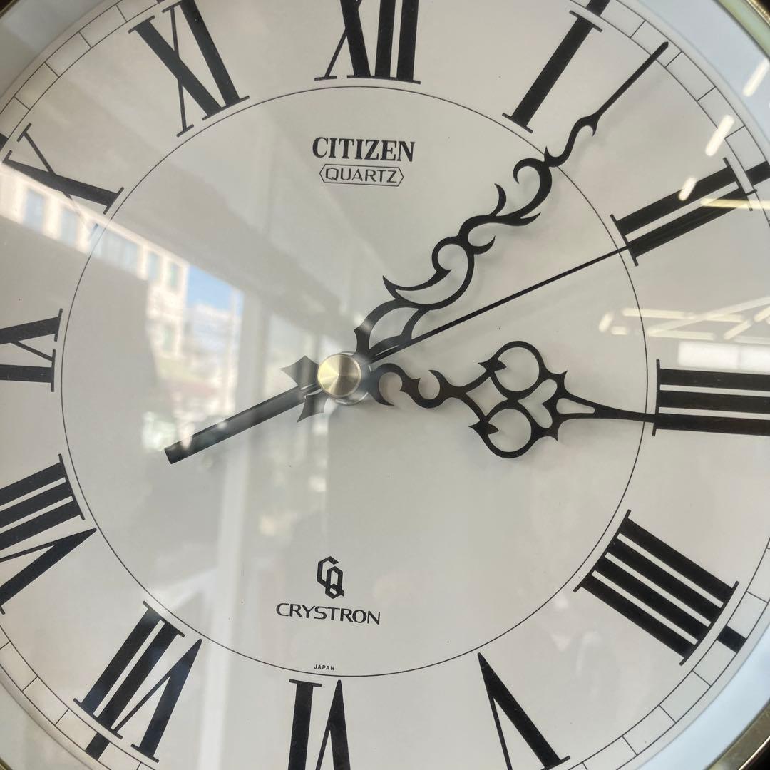 昭和レトロ シチズン クリストロン ホールクロック 柱時計 飾り棚ショーケース