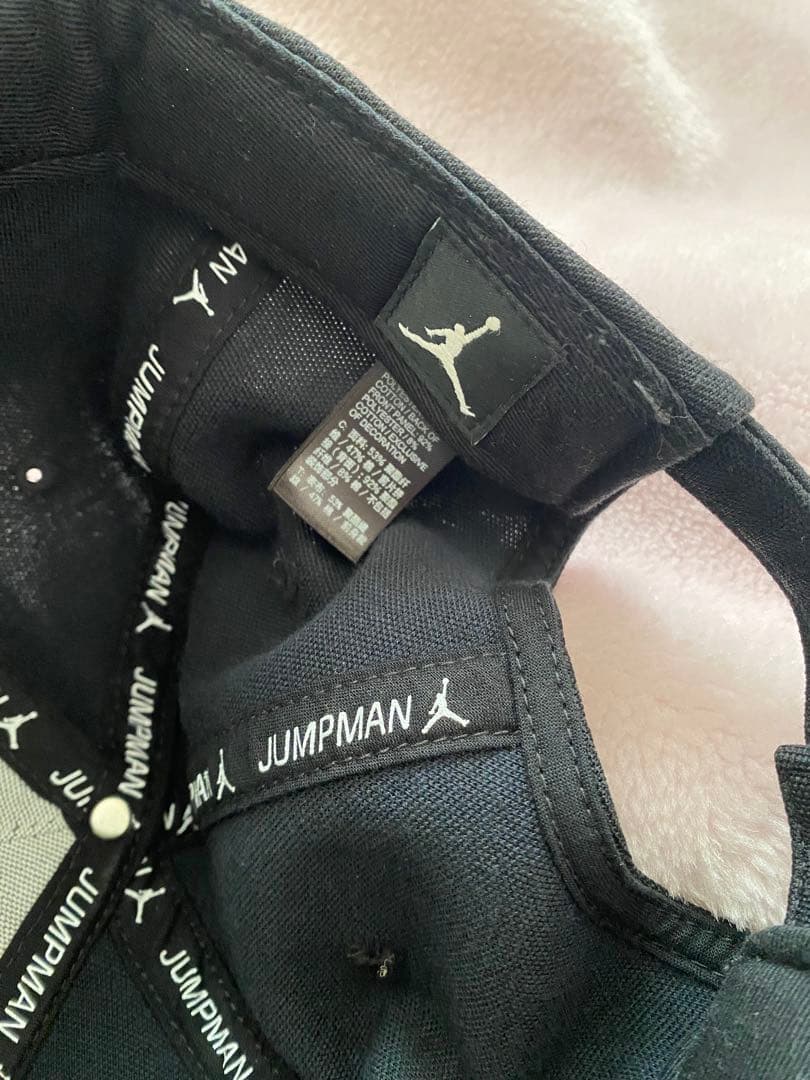 激レア　エアジョーダン ブラック キャップ　ウイングマーク