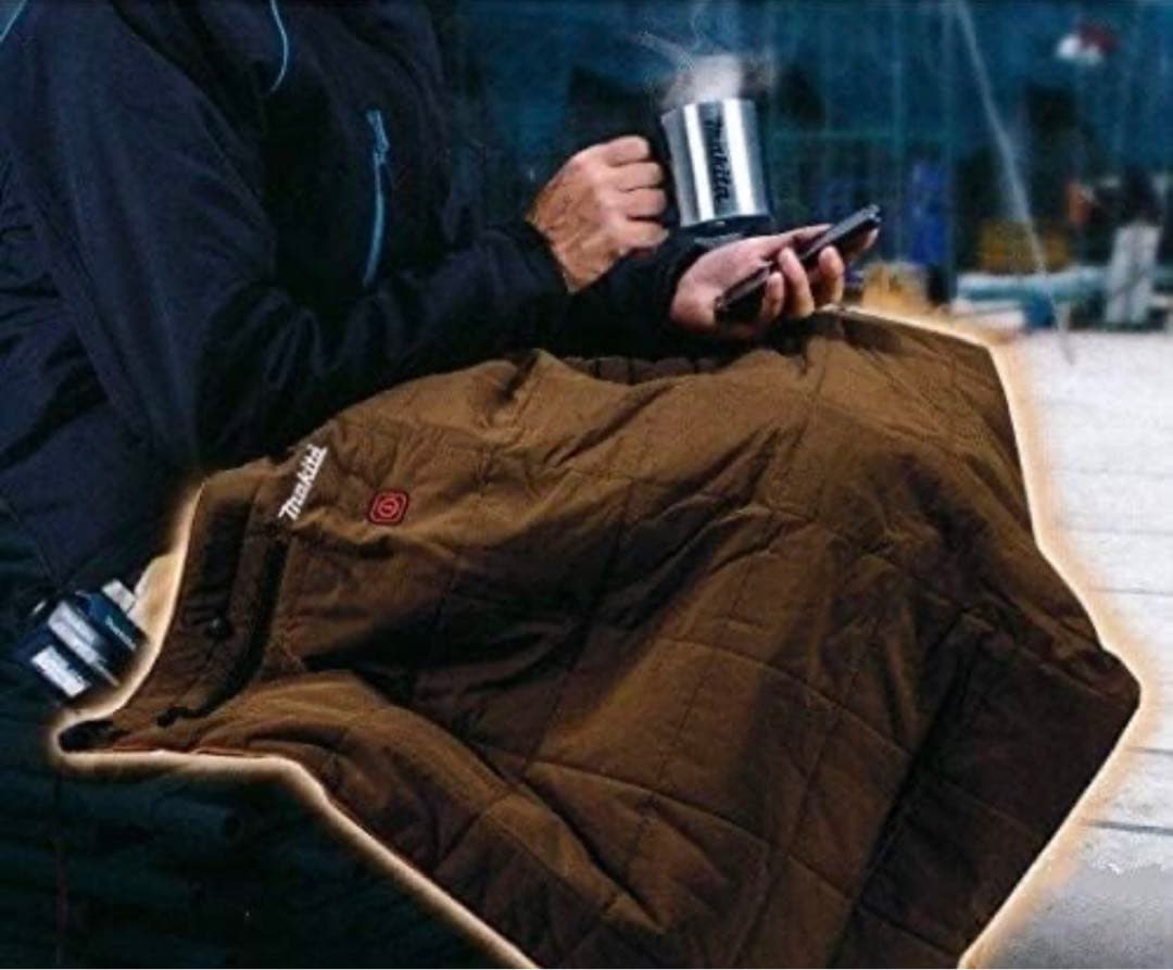 マキタ makita 充電式ひざ掛け 茶 CB200DBN ブラウン