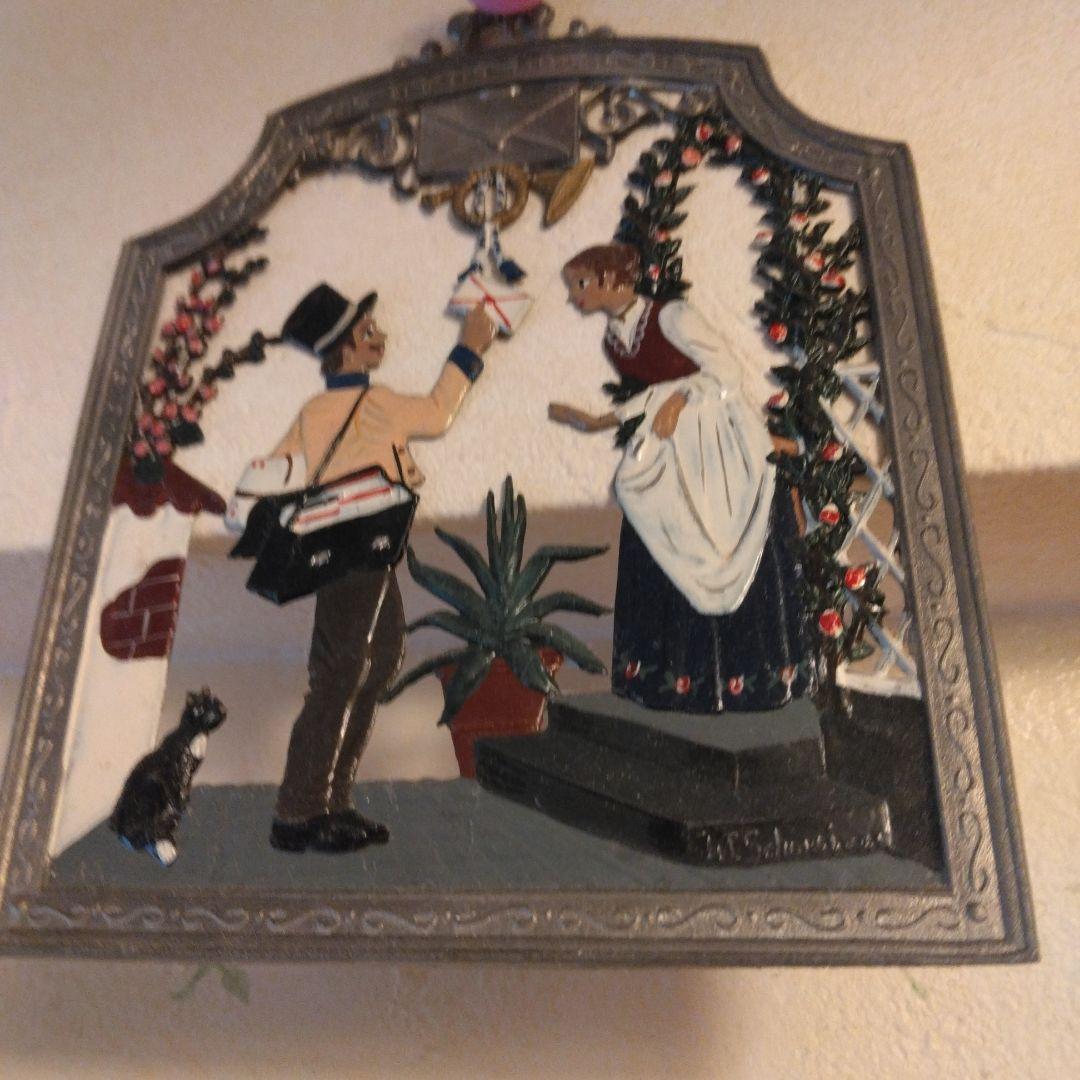 値下げ　美品ヨーロッパで購入　家庭的なシーンのアートパネルセット