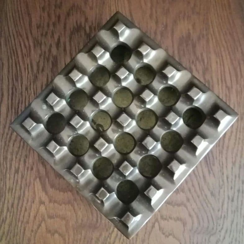 逸品　真鍮　灰皿　ミッドセンチュリー　オブジェ　スウェーデン　インダストリアル