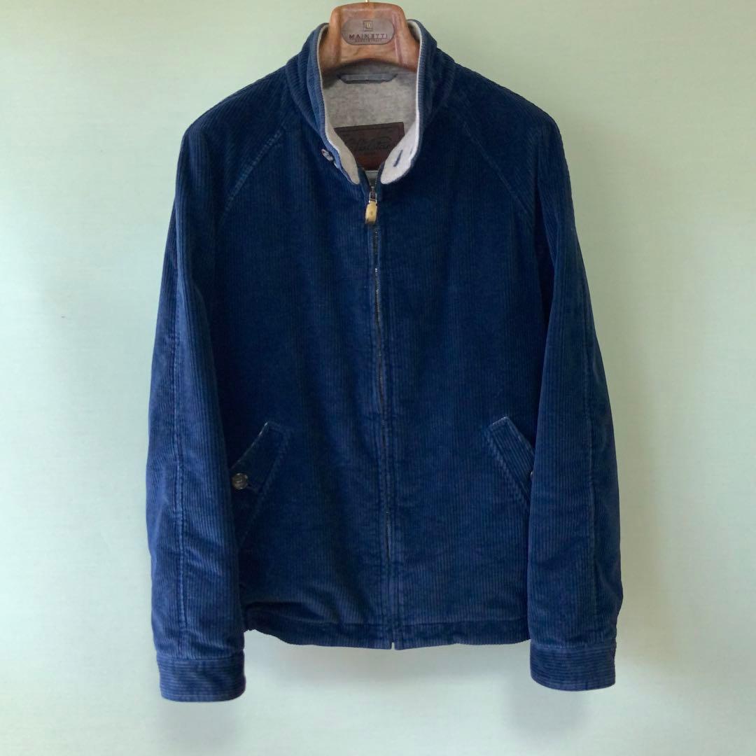 Valstar ヴァルスター ブルゾン 48 コットンカシミヤ 伊製 ネイビー