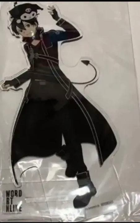 抽選　ソードアート　SAO キリト クロミ 特大アクリルフィギュア　サンリオB賞