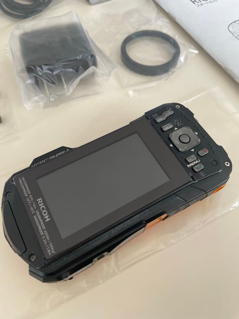 RICOH WG-50 ブラック デジタルカメラ 防水 32GB メモリーカード