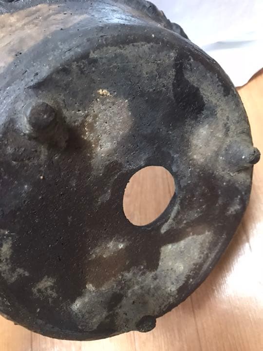 盆栽鉢　超時代のり手作り盆栽鉢31cm.12cm2.6kg寄せ植え植木鉢