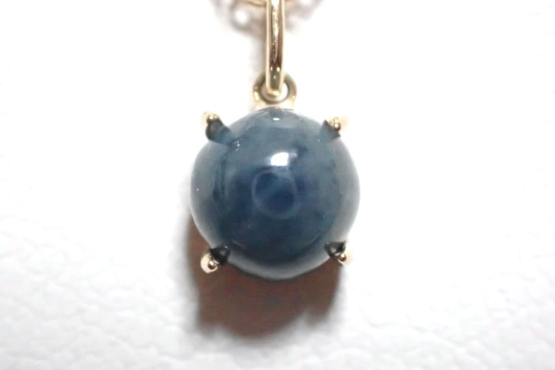 糸魚川翡翠　入コン沢　濃い青　10金　ペントップ　⑥　送料無料