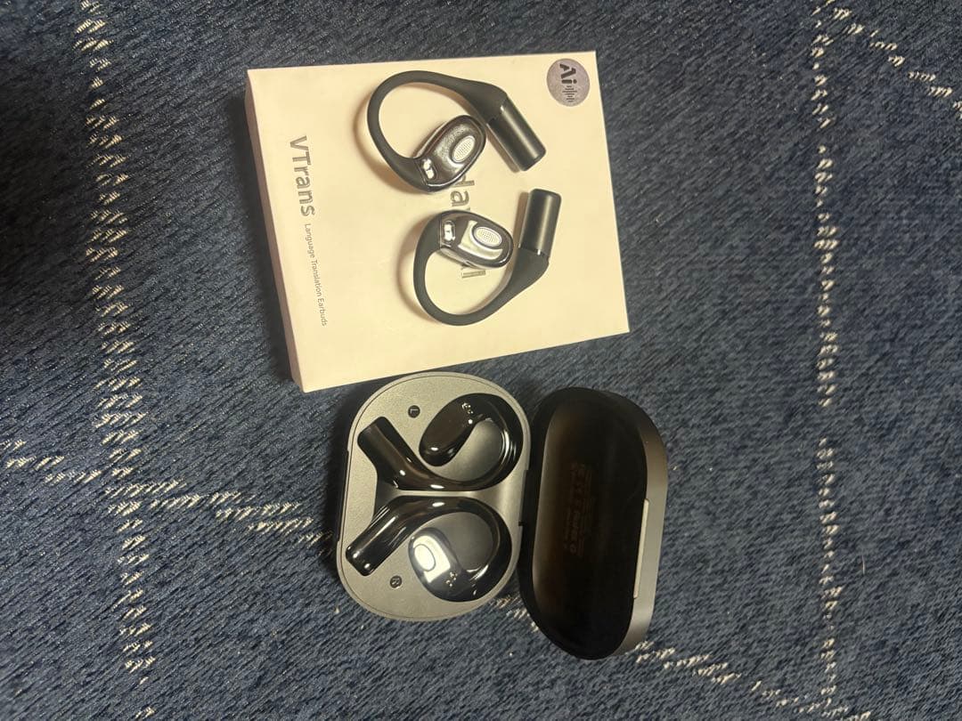 VTrans ワイヤレスイヤフォン 翻訳機能付き