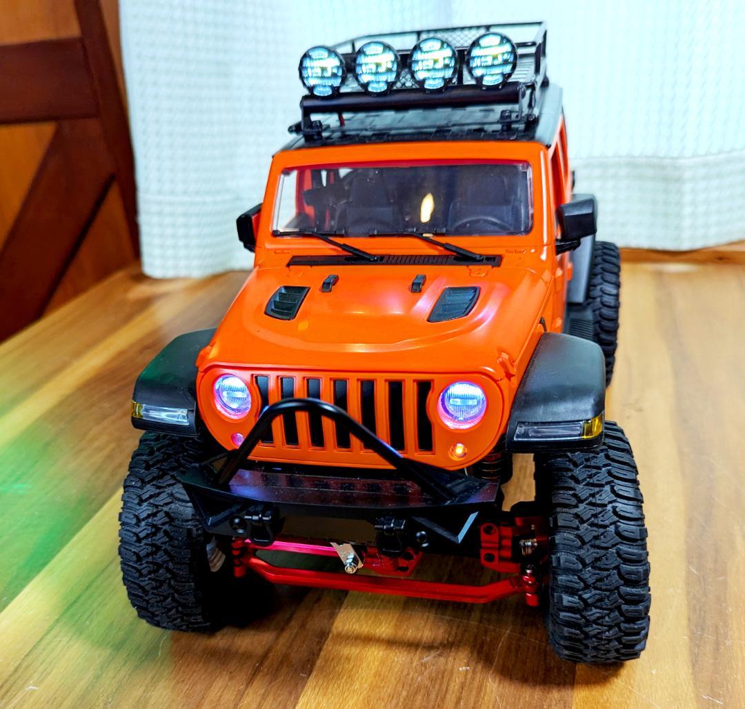 【動作OK綺麗！】MN-128 1/12 RCカー LEDライト付き