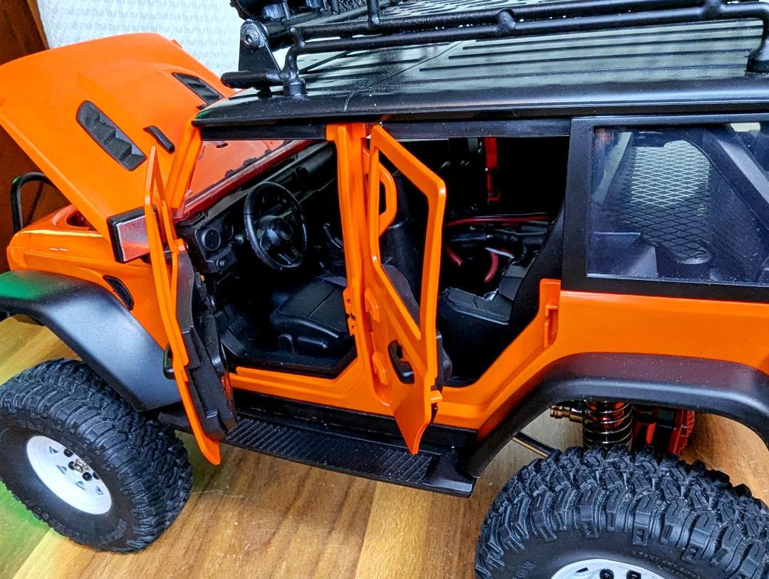 【動作OK綺麗！】MN-128 1/12 RCカー LEDライト付き