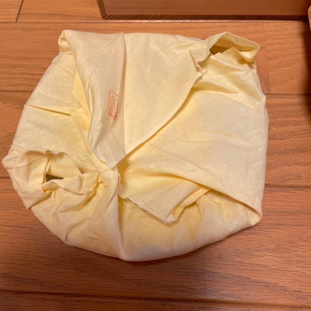 仙山窯 安藤日出武 作 絵志野 平皿 幅約20cm 丸皿約19cm 共箱付