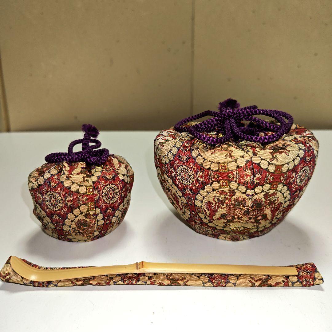 茶道具　五聖蒔絵輪島塗茶箱