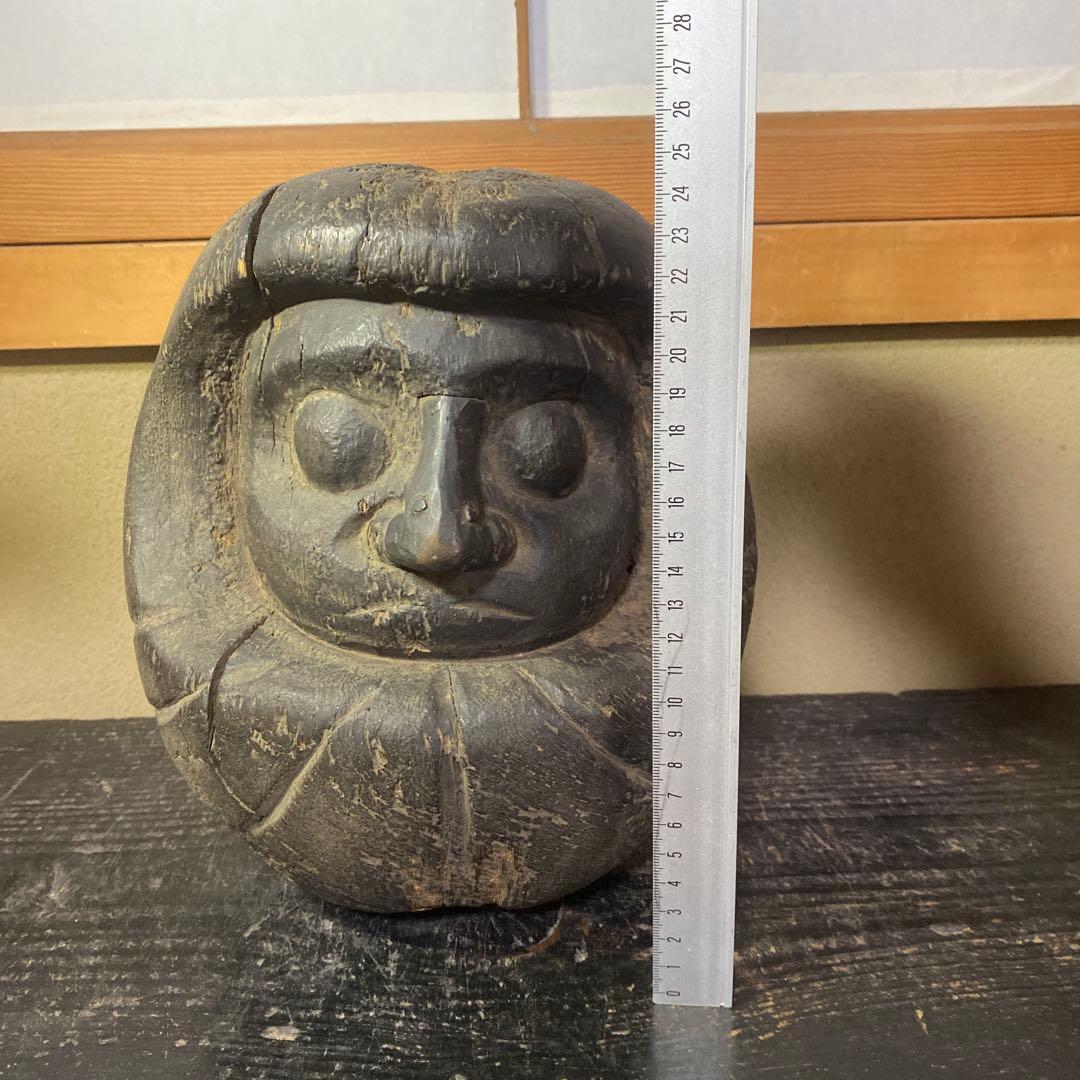 木彫　達磨の型