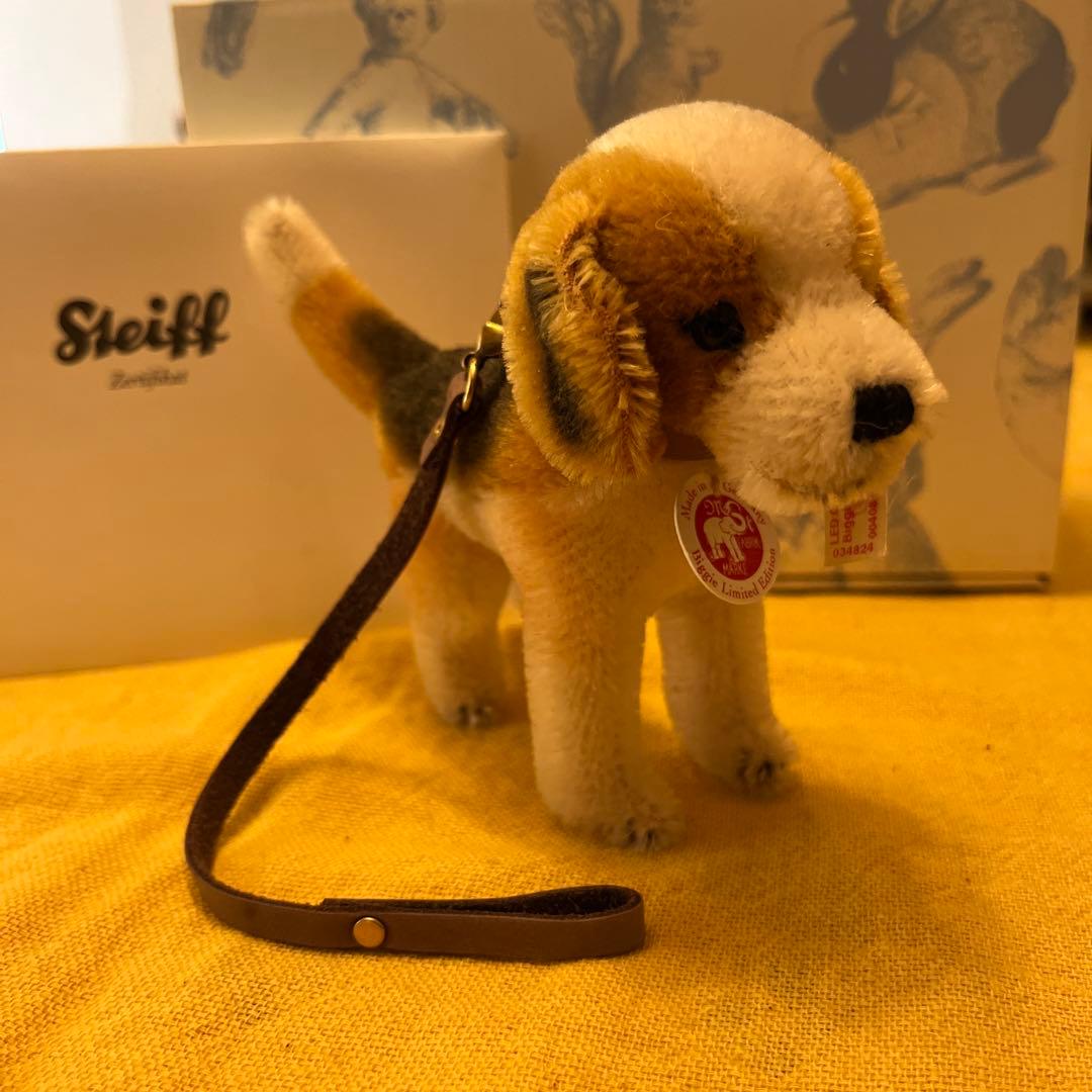 Steiff ビーグル犬のビギー　限定版 約15cm
