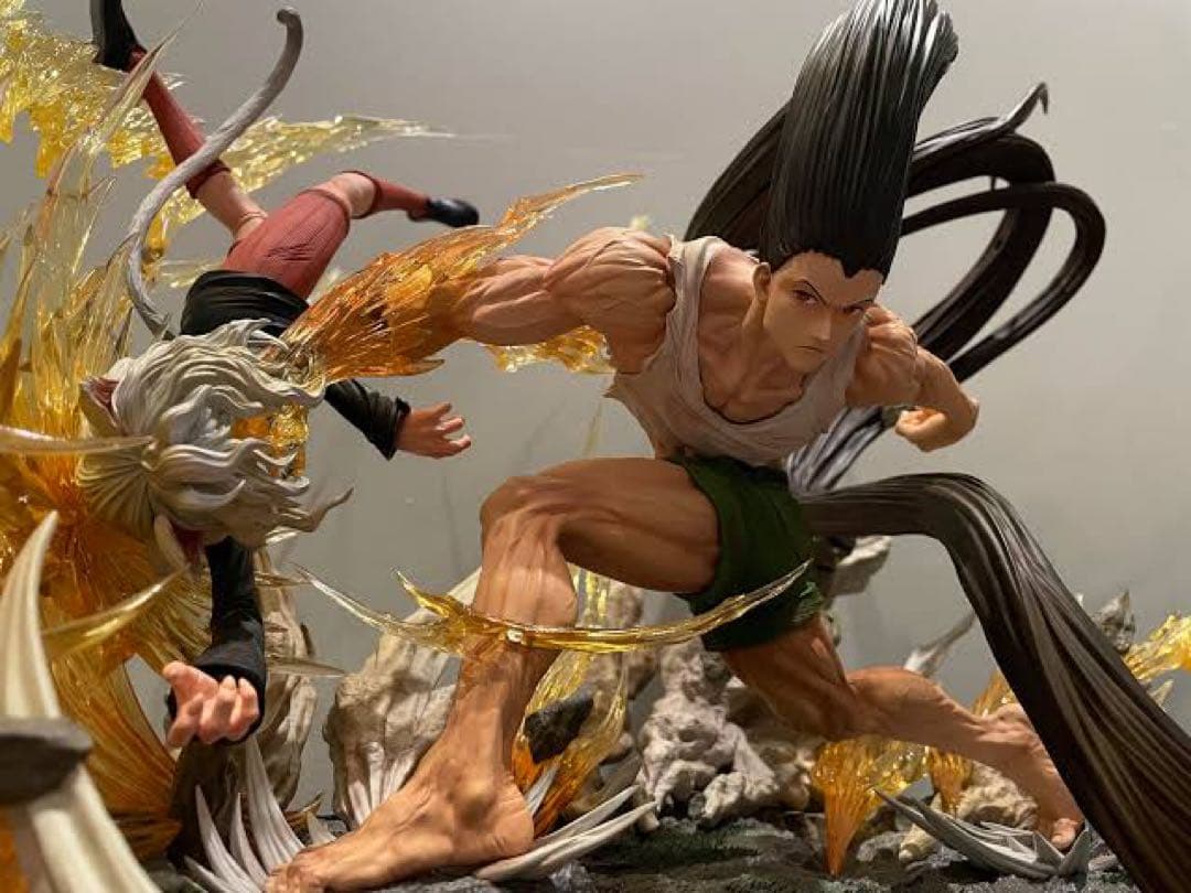 ☆EX版 ゴンさんvsネフェルピトー 玉砕粉砕 フィギュア ハンターxハンター