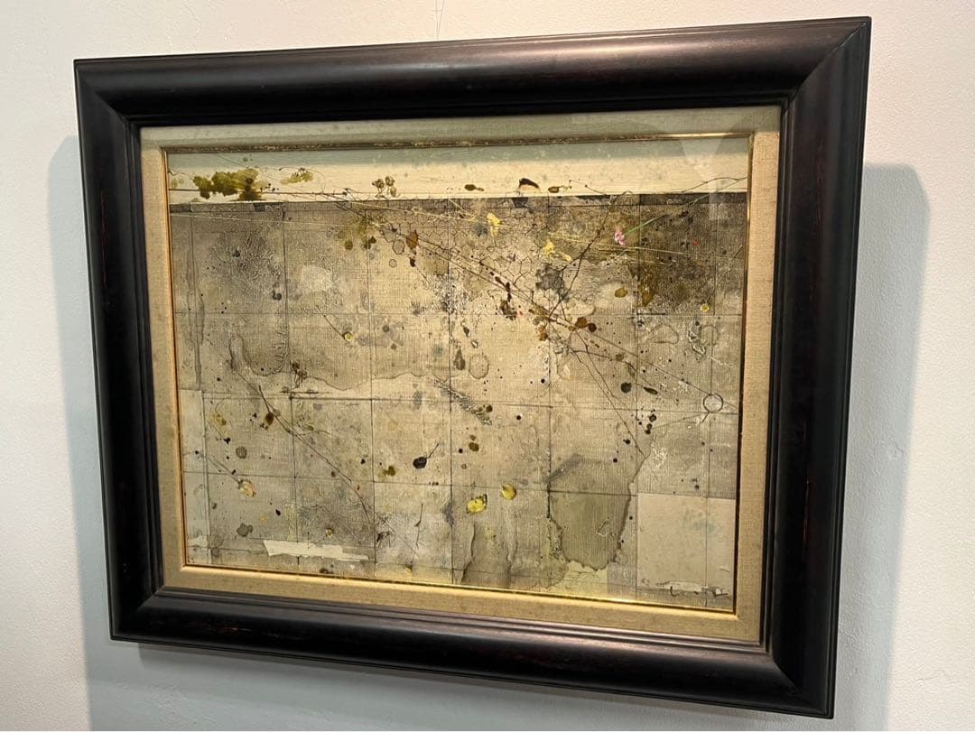 櫃田伸也　「小さな流れ」 10号　油彩画