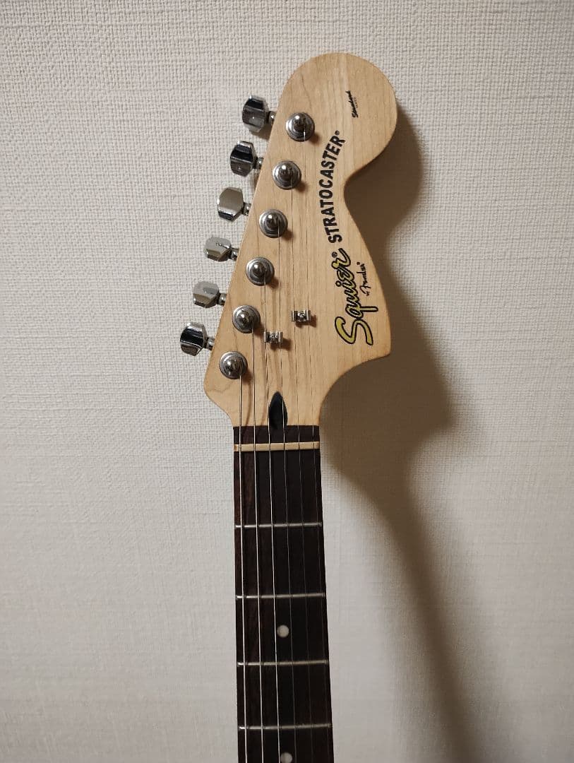 Squier by Fenderカスタムストラト/虎目ボディ＆ラージヘッド/美品