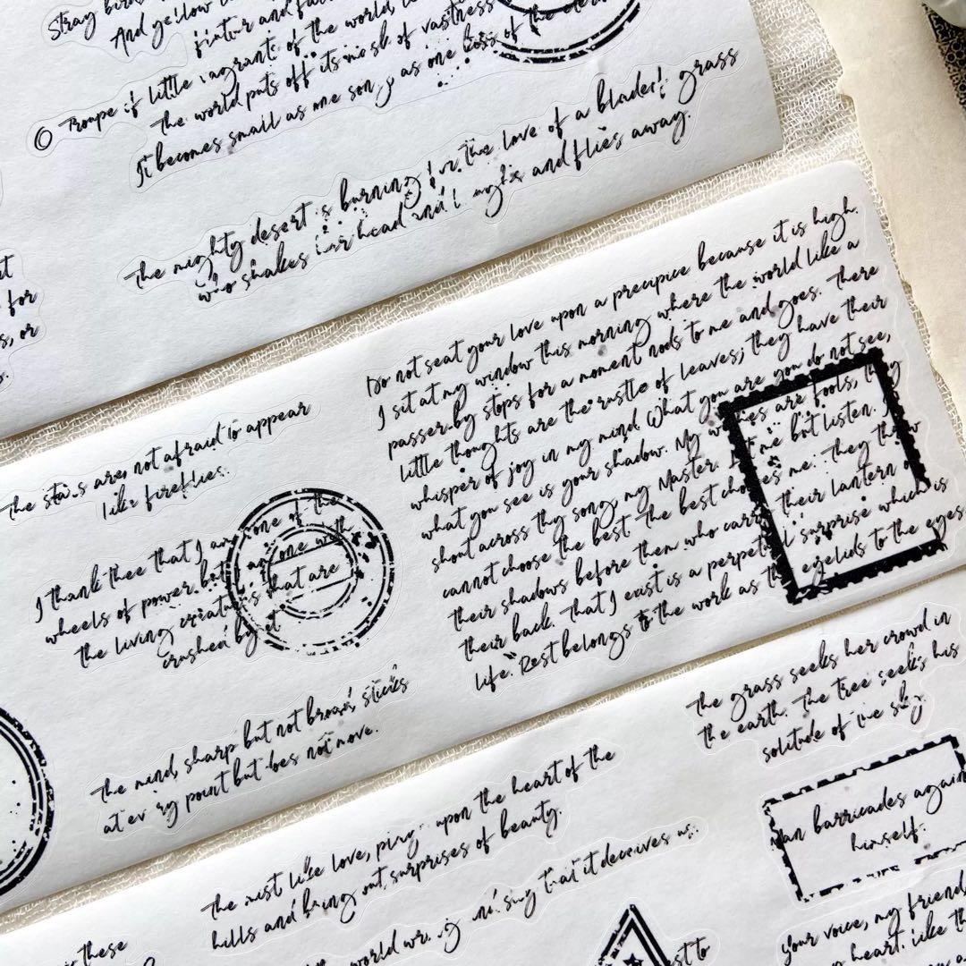 海外マスキングテープ巻売り 英字 人物マスキングテープ