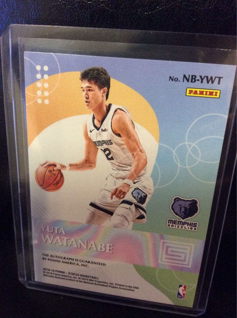 2018-19 パニーニ　渡邊　雄太　サイン付きカード