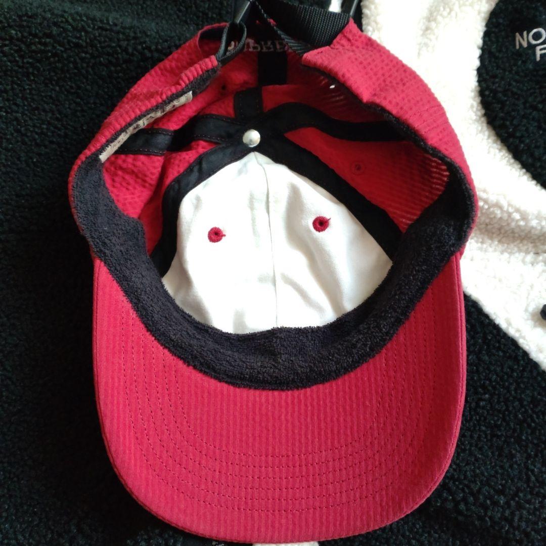 シュプリーム Supremeコットン綿100% Sロゴフリーサイズキャップ帽子赤