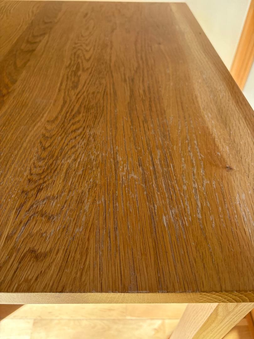 無印　正方形　ダイニングテーブル　オーク材