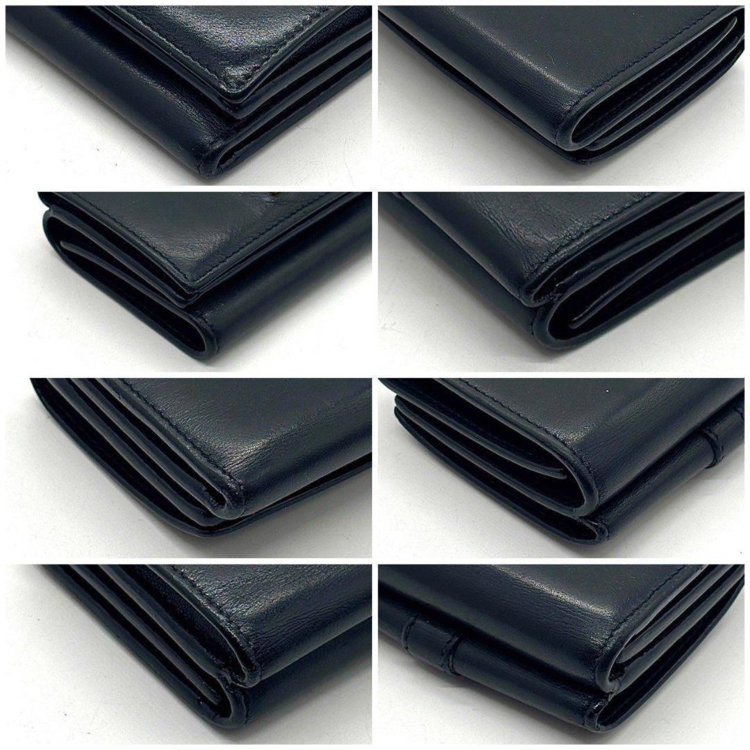 ✨*中様 サンローランパリ 三つ折り財布 タイニーウォレット カサンドラ 黒