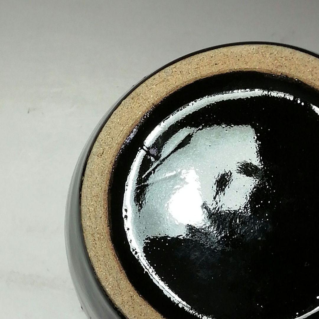 Ｓ６４１　水指　『織部』『郷之窯　水野建二作』　共箱　茶道具