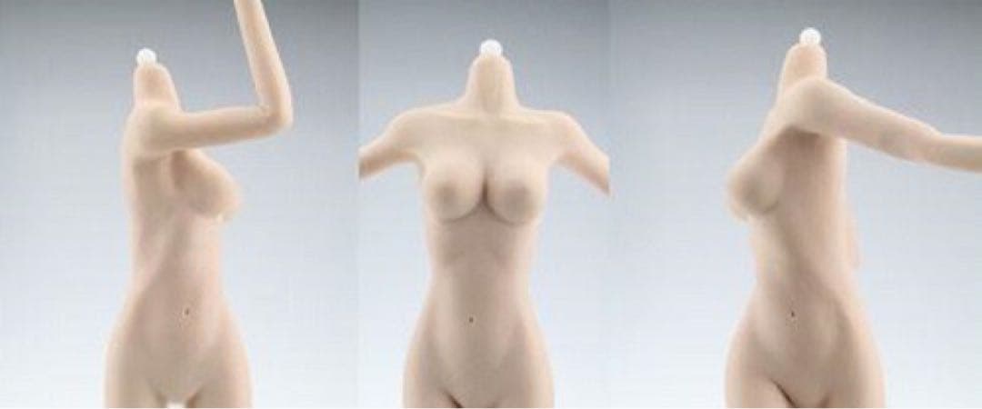 JIAOU DOLL 1/6 シームレス女性素体ペールスキン/中胸　JD-001
