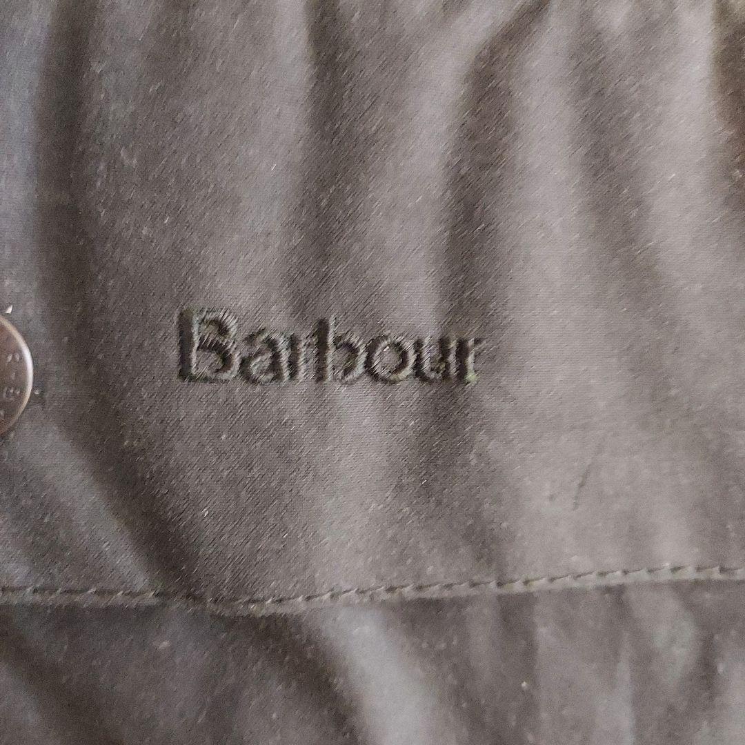 【Barbour】バブアー ワックスコットンブルゾン L相当 オリーブ