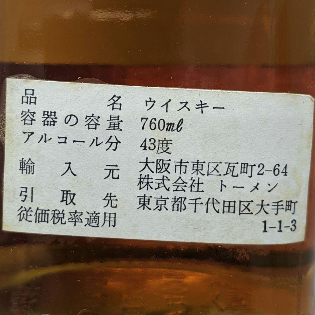 ジョニーウォーカー　赤ラベル　760ml43%　特級　従価税率適用　未開栓箱有り