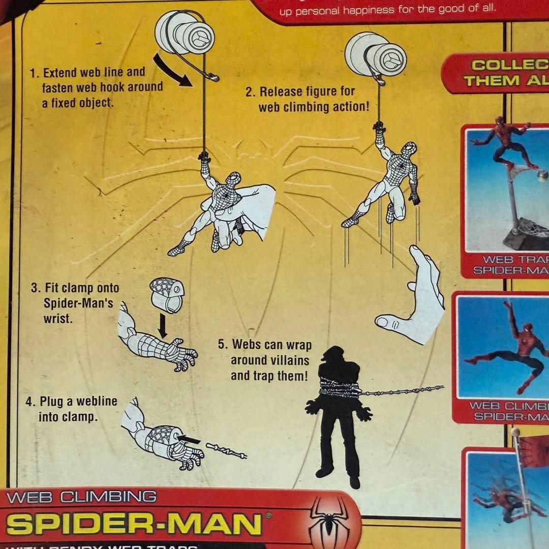 トイビズ社　映画スパイダーマン2 ウェブクライミング　スパイダーマン　フィギュア