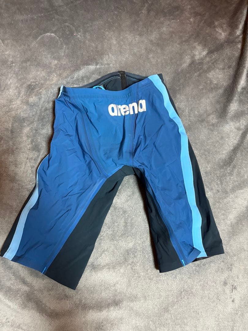 美品‼️arena アクアフォースストーム競泳水着 青/黒
